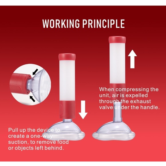 Choking Rescue Device - Red - Picture 2 of 6